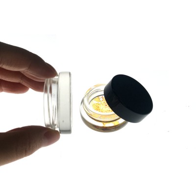 MR PACK 3ml&5ml Glass concentrates jar with screw lids